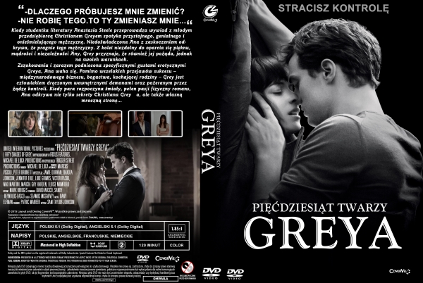 Pięćdziesiąt twarzy Greya Fifty Shades of Grey Podgląd okładki