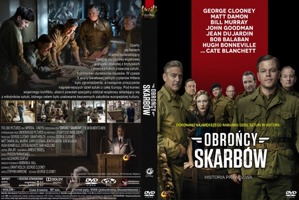 Obrońcy Skarbów The Monuments Men Podgląd Okładki Filmu Okładki Dvd Covervil 2231